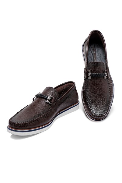 Ducavelli Ragusa Hakiki Deri Erkek Günlük Ayakkabı Loafer Ayakkabı