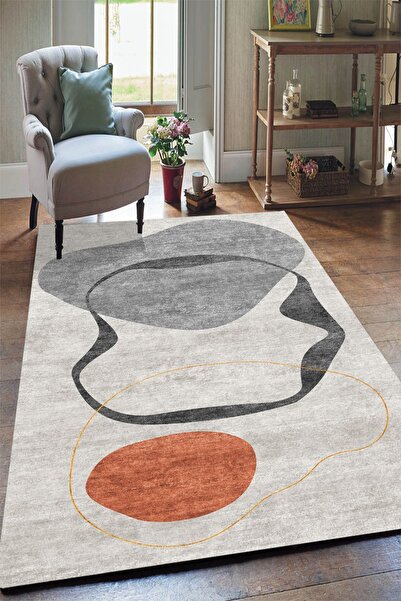 Yürük Home Welsoft Kumaş Dijital Baskılı NUMRA MODELİ LASTİKLİ HALI ÖRTÜSÜ