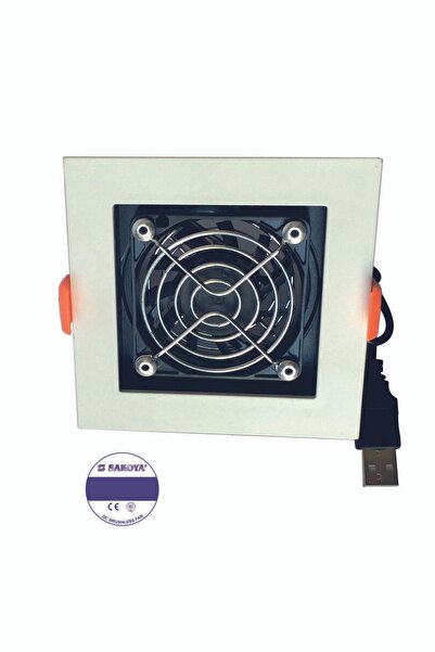 SAKOYA 5 V Usb Aspiratör Mağaza, Karavan, Asansör, Tekne, Yat Kabin Havalandı...