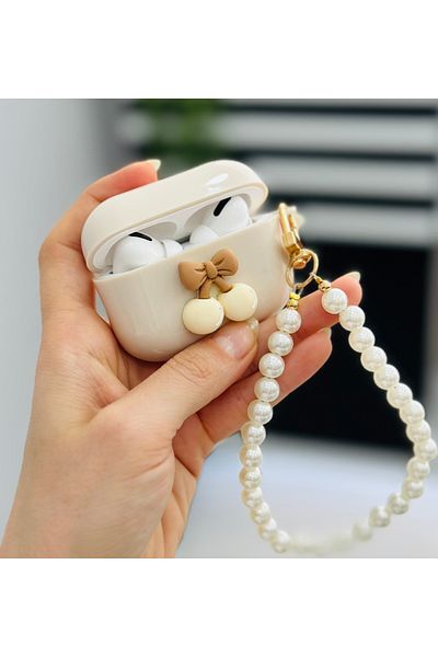Go Aksesuar Airpods 3. حافظة واقية من السيليكون السميك بتصميم خاص متوافق مع الجيل