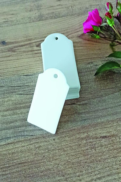 Vice White Cardboard Label / Price Gift Tag 100 Pcs (3.8 cm X 7.5 cm)