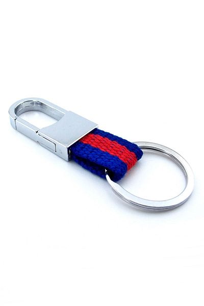 Solfera Sailor Hook Red Blue Fabric - Metal Keychain Kc949