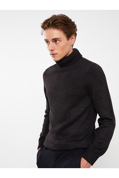 LC Waikiki LCWAIKIKI Basic Turtleneck Long Sleeve Men's Knitwear Sweater