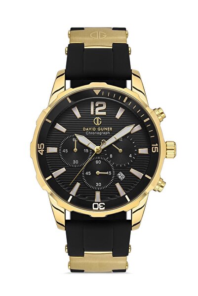 DAVID GUNER ساعة يد رجالية نشطة - إنتاج خاص للعلامة التجارية، مع حبل سيليكون ...