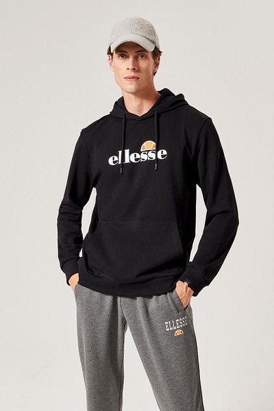 Ellesse Мъжки суитшърт с качулка, черен - M031-bk