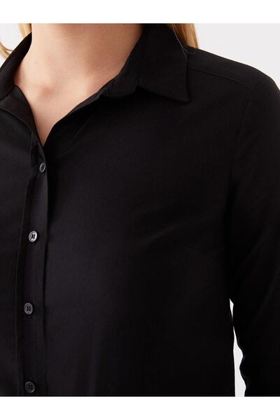 LC Waikiki LCWAIKIKI Classic Düz Uzun Kollu Kadın Gömlek