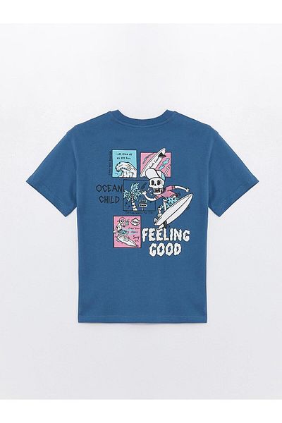 LC Waikiki Tricou pentru băiat - LCW Kids, Potrivire confortabilă, Decolteu