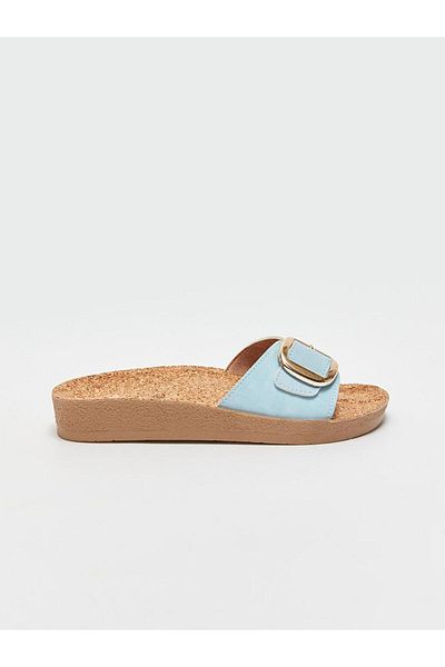 LC Waikiki LCW STEPS Suede Look Single Strap Women's Slippers