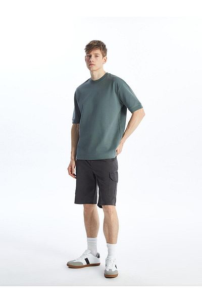 LC Waikiki Gabardine Men's Cargo Shorts - LCW Casual, Standard Fit