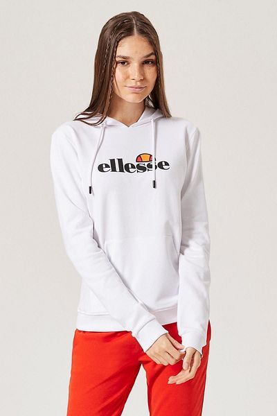 Ellesse Hanorac de damă cu guler alb cu glugă F021-wt