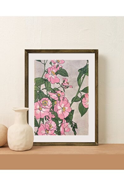 Vetro Design Tablou înrămat cu flori roz