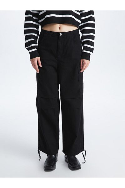 LC Waikiki Pantaloni Jean Parachute Jogger pentru femei