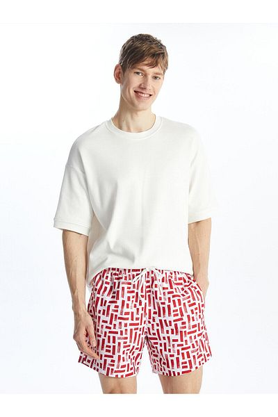 LC Waikiki Men's Patterned Short Length Sea Shorts