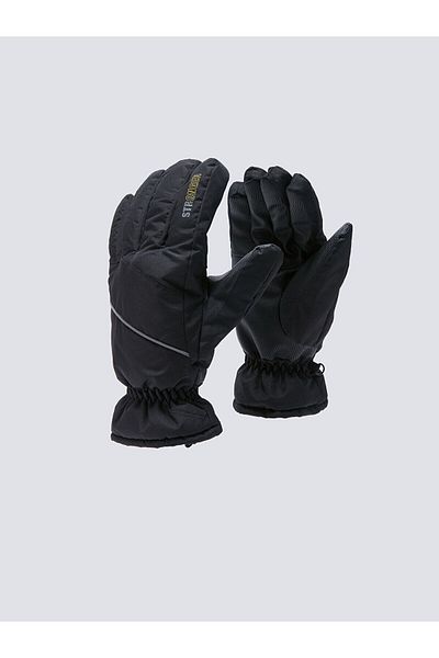 LC Waikiki LCW ACCESSORIES Ανδρικά γάντια χιονιού με τυπωμένο κείμενο
