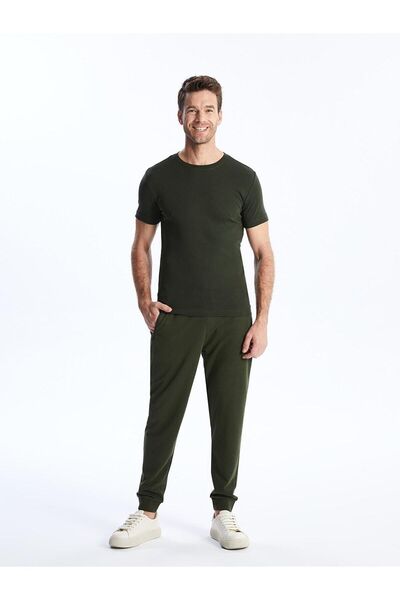 LC Waikiki Ανδρικό μπλουζάκι LCWAIKIKI Classic Crew με κοντό μανίκι χτενισμένο βαμβακερό