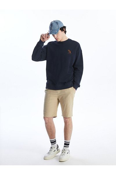 LC Waikiki Ανδρικό σορτς LCW με λινό μείγμα casual - Standard Fit