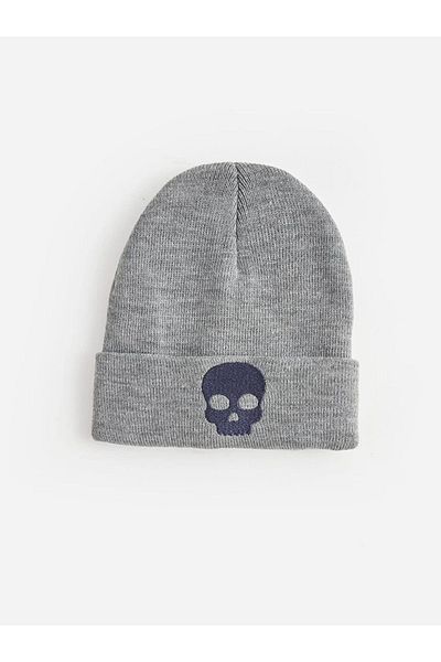 LC Waikiki Boy's Beret - Lcw Eco Skull Embroidered