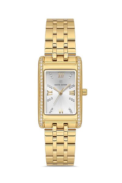 DAVID GUNER Brand Retro Square Women's Wristwatch