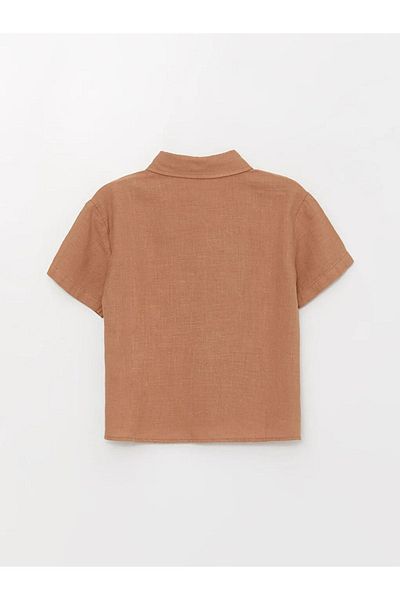 LC Waikiki Lcw Baby Short Sleeve Basic Baby Boy Shirt