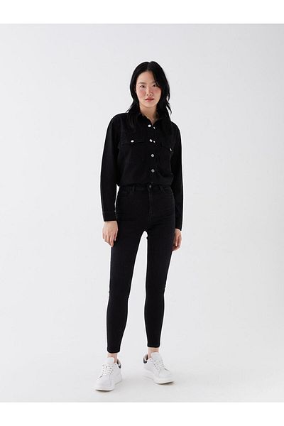 LC Waikiki Pantaloni LCW Jeans Super Skinny Fit pentru femei