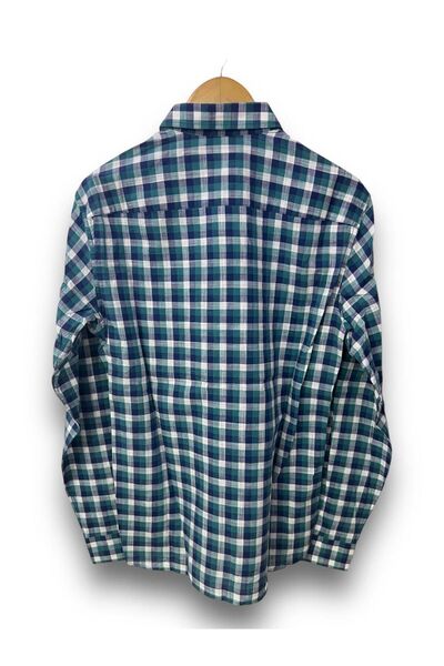 LC Waikiki ERKEK DAR KALIP YEŞİL GÖMLEK