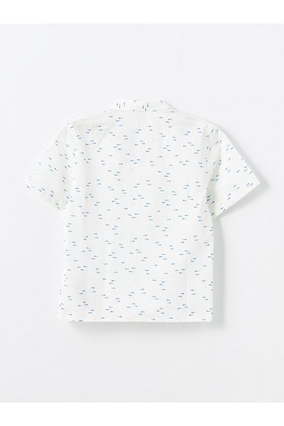 LC Waikiki Koszula LCW Resort Collar Print z krótkim rękawem dla chłopca