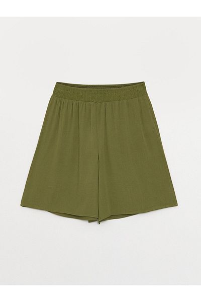 LC Waikiki Bequeme, geformte Damenshorts mit elastischem Bund