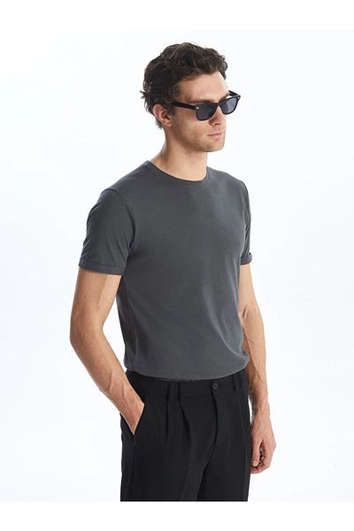 LC Waikiki LCWAIKIKI Classic Crew Neck Short Sleeve Combed Cotton Men's T-Shirt