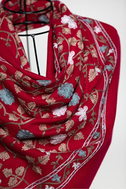 MAWLANA CASHMERE & SILK MODAL KAŞMİR NAKIŞLI ŞAL