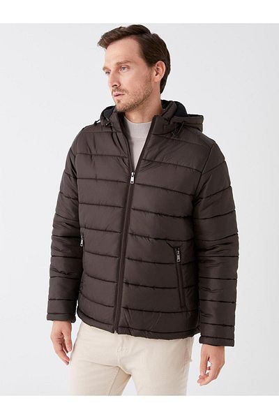 LC Waikiki LCWAIKIKI Classic Standard Fit Hooded Men's Puffer Coat
