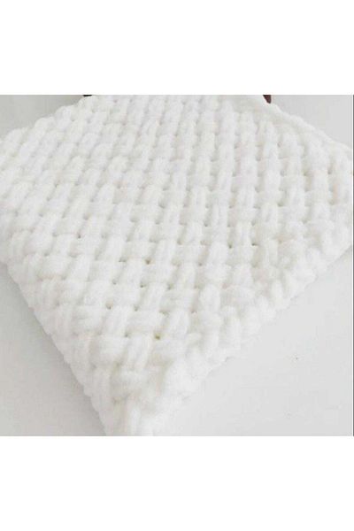 ElisaToys Puffy Straw Patterned Baby Blanket