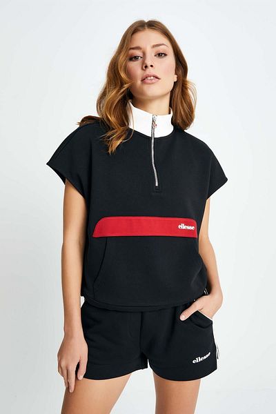 Ellesse Crop Top pentru femei EF107-BK
