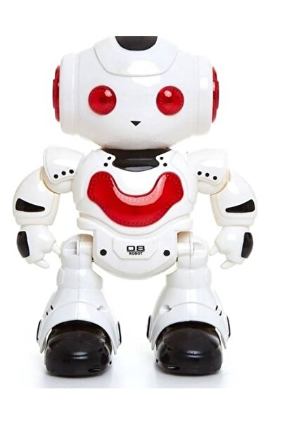 CAN OYUNCAK Kutulu Kumandalı Işıklı Robot Kırmızı