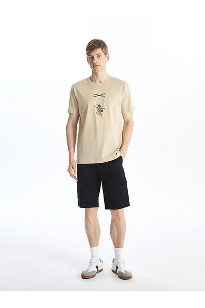 LC Waikiki LCW Men's Gabardine Bermuda Shorts - Casual Standard Size