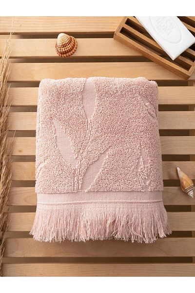 LC Waikiki Πετσέτα προσώπου με φούντα LCW HOME Jacquard 50x80 εκ
