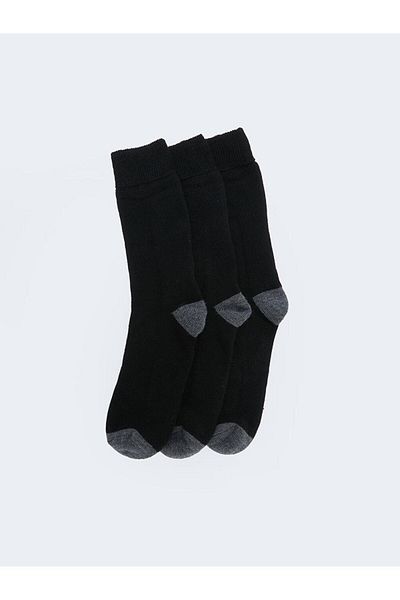 LC Waikiki LCW ACCESSORIES Plain Men's Socks 3-Piece