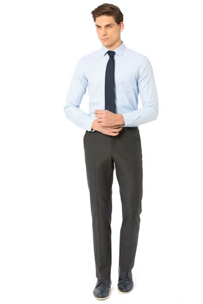 LC Waikiki Чоловіча синя сорочка 8S0491Z8