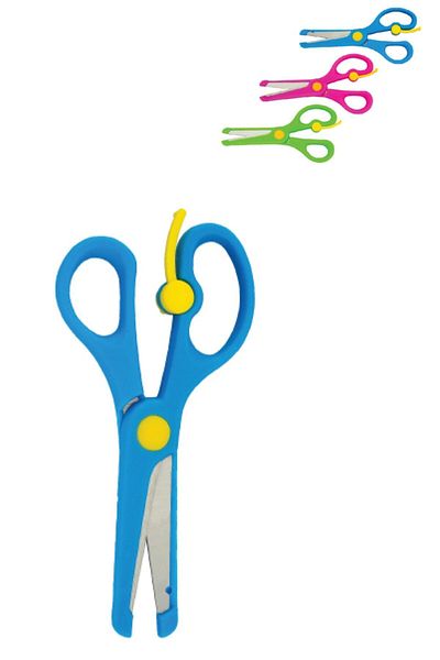 FixPoint School Scissors Protection Spring Blue