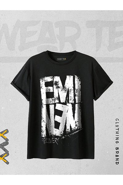 WEARTEX Eminem Printed Unisex Oversize T-shirt