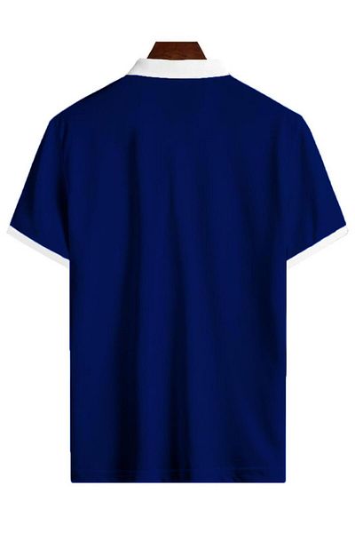 Machetta Unisex Short Sleeve Zippered 100% Cotton Golf T-shirt
