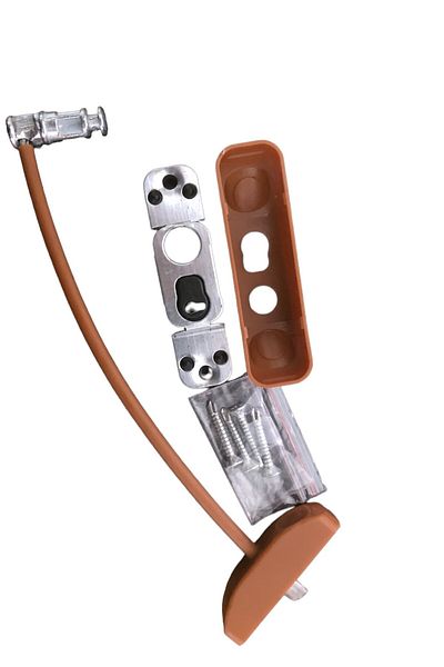 Netodak 4 Pieces Brown Steel Rope Child Safety Lock - Window Lock