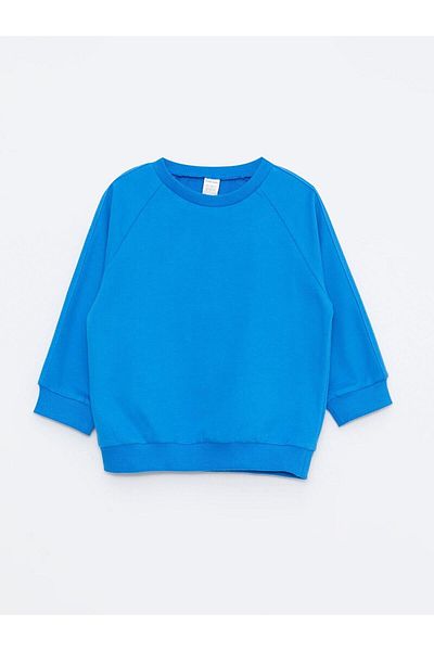 LC Waikiki Crew Neck Long Sleeve Basic Baby Boy Sweatshirt and Sweatpants Set of 2