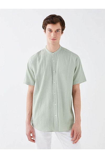 LC Waikiki Ανδρικό κοντομάνικο πουκάμισο Xside Comfortable Fit