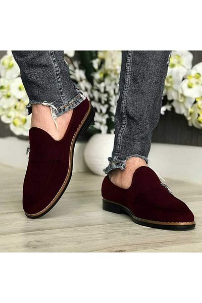 AYHİRASHOES Corcik V Buckle Men's Ballerina Summer Shoes