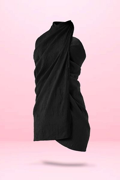 cott land Pareo Negru Legat 80x140cm