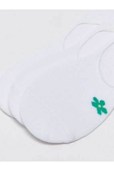 LC Waikiki Printed Women's Ballerina Socks 3 Pack