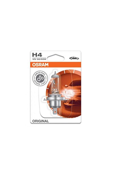 Osram 6419301B BLİSTER AMBALAJ - AMPUL 12V H4 60/55W 43T TIRNAKLI