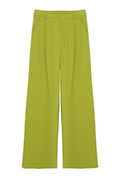 Quzu Palazzo Pantolon Yeşil