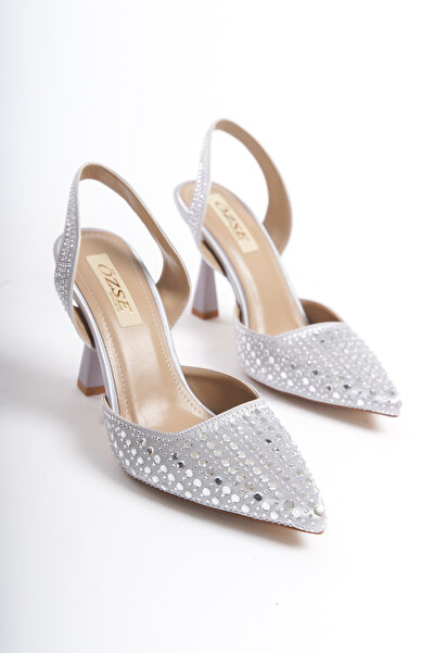 öz se shoes MAJE Taş Detaylı Stiletto & Topuklu Ayakkabı & GELİN AYAKKABISI