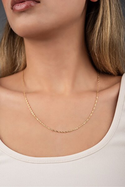 Altınaşkı 14 Ayar Altın Singapur Zincir